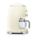 Drip Coffee Maker Smeg 50' Style Cream Color