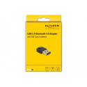 "DeLock Bluetooth 5.0 Adapter USB 2.0 20m Reichweite Schwarz"