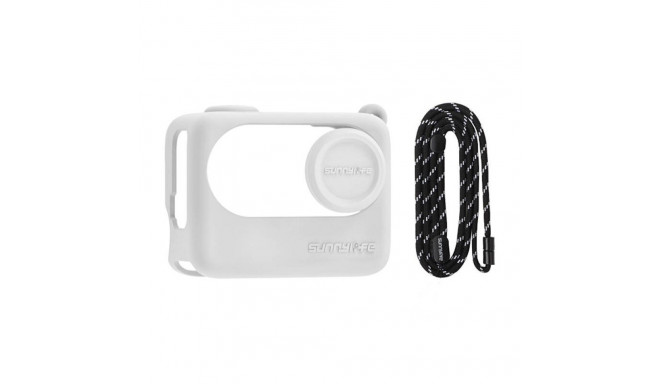 Lanyard + Silicone Case Sunnylife for Insta360 GO 3S (white)