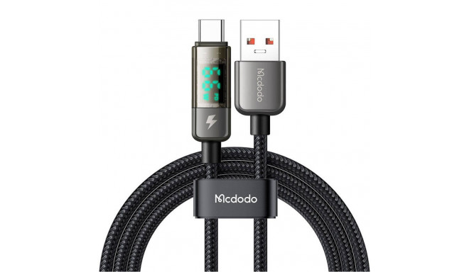 Mcdodo CA-3630 USB-A to USB-C cable, auto power off, PD 100W, 1.2m (black)