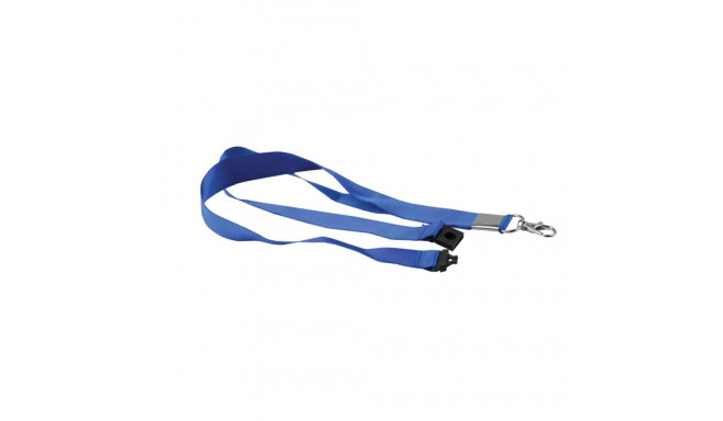 Collar with quick carabiner FOROFIS 45x2cm blue