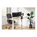 NEOMOUNTS Next Slim Desk Mount double display topfix clamp/grommet black