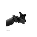 NEOMOUNTS Next One SL Desk Mount double display sliding VESA topfix clamp/grommet black