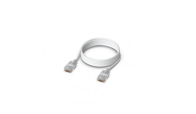 Ubiquiti UACC-Cable-Patch-EL-1M-W networking cable Translucent, White Cat6