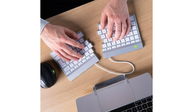 R-Go Tools Ergonomic keyboard R-Go Split Break with break software, ergonomic split keyboard, QWERTZ