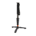 3 Legged Thing Legends Alana Carbon Fibre Travel Friendly Monopod with Docz foot stabiliser Darkness