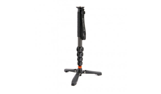 3 Legged Thing Legends Alana Carbon Fibre Travel Friendly Monopod with Docz foot stabiliser Darkness