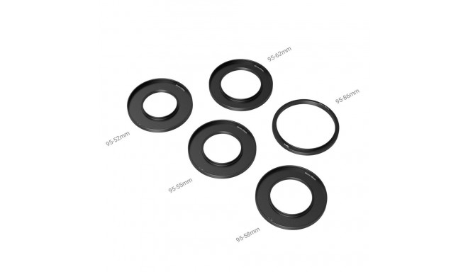 SmallRig 3383 Adapter Rings Kit (Î¦52/55/58/62/86 95mm) voor Mini Matte Box