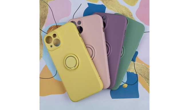 Finger Grip case for iPhone 16 Pro Max 6,9" yellow