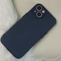 Silicon case for iPhone 16 Plus 6,7" dark blue