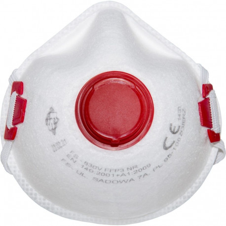 Poolmask fs-630v ffp3 nr, 3 tk (ventiiliga), CE