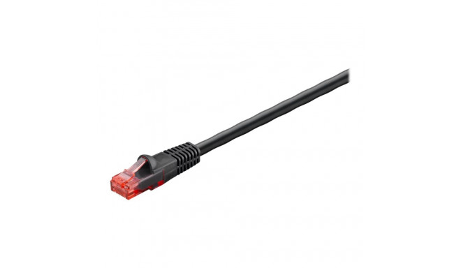 Goobay välitingimustes paigaldatav kaabel | 55432 6/6A U/UTP | AWG 24/1 | Kaabli pikkus: 10 m | Must
