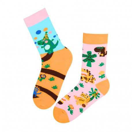 SOKISAHTEL BRAYDEN dinosaurustega puuvillased sokid 446