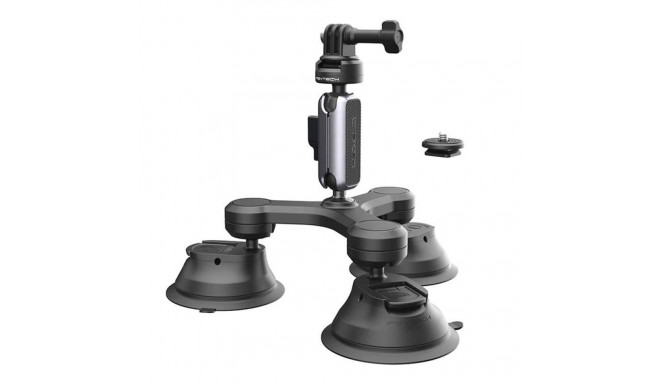 Action camera  mount PGYTECH three-arm Suction Cup