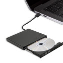 External DVD RW recorder USB 2.0, Black