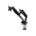 IIYAMA ACC Flexible desk mount with clamp or grommet for dual monitor 10i-27i height adj. gas spring