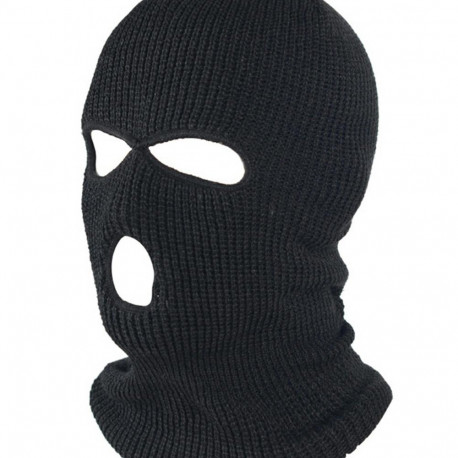 BQ42D KOMINIARKA BALACLAVA 3 OTWORY BLAC