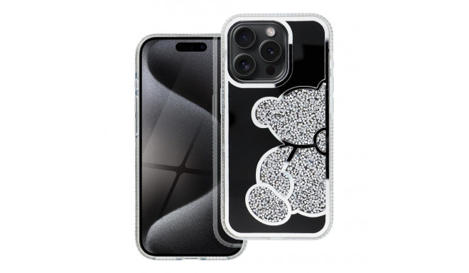 Case for iPhone 16 Teddy Bear silver