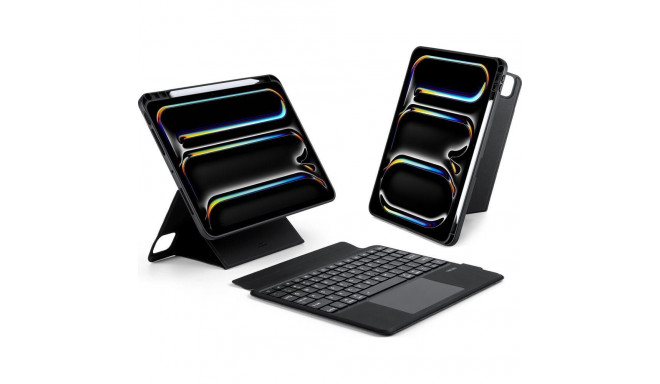 DUX DUCIS case DK foldable with Wireless Keyboard for iPad Pro 11 (2024) black