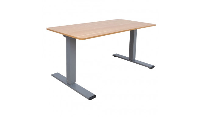 Rakstāmgalds ERGO OPTIMAL ar 2 motoriem 140x70cm, hikorijs