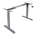 Table leg ERGO with 1 motor, silver grey