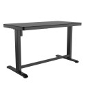 Desk ERGO with 1 motor 120x60cm, black