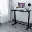 Desk ERGO with 1 motor 120x60cm, black