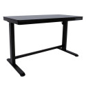 Desk ERGO with 1 motor 120x60cm, black