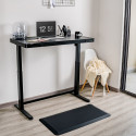 Desk ERGO with 1 motor 120x60cm, black