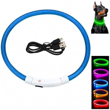 DA269A Obroża świecąca led reg. rgb