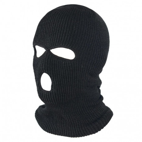 BQ42D Kominiarka balaclava 3 otwory blac