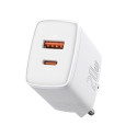 BASEUS võrgulaadija Baseus Compact Quick Charger, USB, USB-C, 20W (CCXJ-B02) Valge