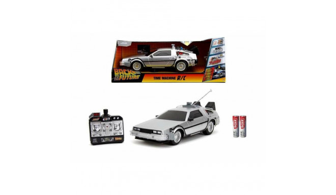 Remote-Controlled Car Back to the Future Delorean Silver 1:16