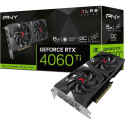 PNY GeForce RTX 4060 Ti XLR8 Gaming Verto OC Dual Fan 8GB GDDR6 graphics card (VCG4060T8DFXPB1-O)