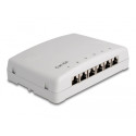 DeLOCK Mini Desktop Patch Panel 6 Port Cat.6a (grey)