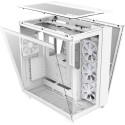 NZXT computer case H9 Elite All White Tower Tempered Glass, white