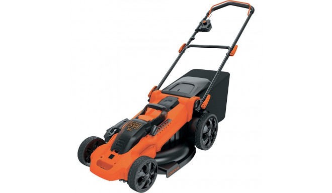 BLACK+DECKER cordless lawnmower CLMA4825L2, 36V (orange/black, 2x Li-ion battery 2.5 Ah)