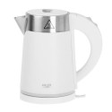 Adler AD 1372W electric kettle 0.6 L 800 W Metallic, White