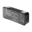 Adler AD 1190S alarm clock Digital alarm clock Black, Mirror, Silver