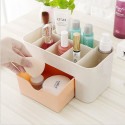 AG605A ORGANIZER NA KOSMETYKI BIEL-RÓŻ