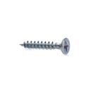 CHIPBOARD SCREW 4.0X25 WHITE ZP 500PCS