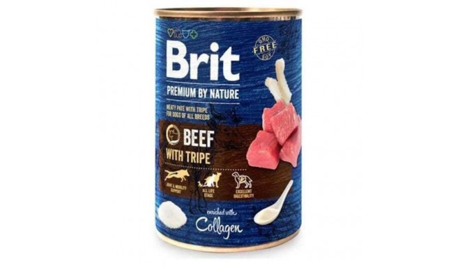 BRIT PREMIUM BEEF WITH TRIPES 400G