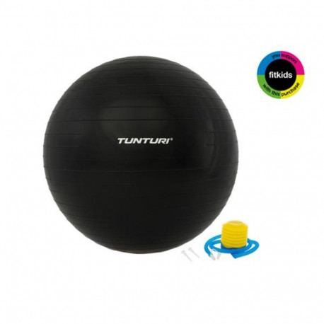 Tunturi Gymball Treeningpall pumbaga 75cm, Must