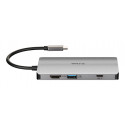 D-LINK DUB-M810 8-ühes USB-C 3.0 jaotur HDMI/Gigabit Ethernet adapter