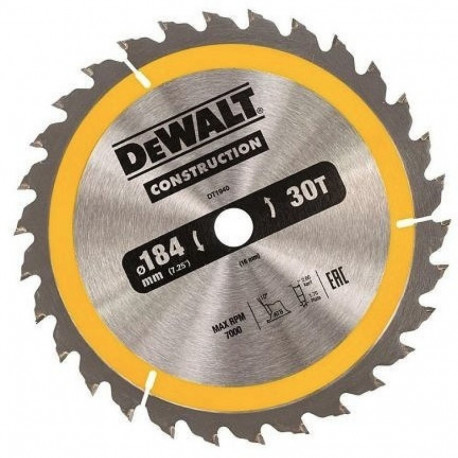 DEWALT ketassaag 184x16mmx30z