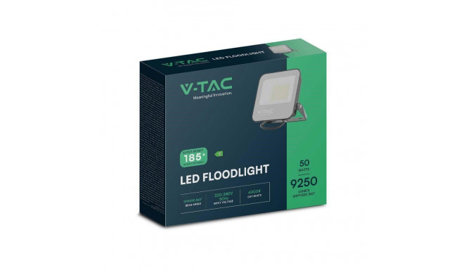 Projektor LED V-TAC 50W 185Lm/W VT-4456 4000K 9250lm