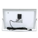 V-TAC 12W Black IP65 Solar LED Projector, Remote Control, Timer VT-25W 6000K 550lm