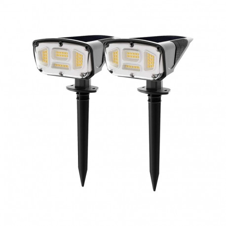 70-296# Lampa solarna led wbijany reflektor sl-26 2szt." (4 tk.)