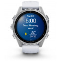 Garmin fenix 8 43mm AMOLED, silver/whitestone