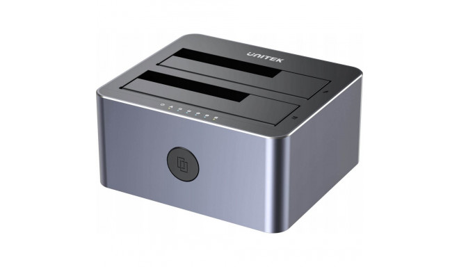 Unitek Docking Station Disk Cloning Station 2 x SATA 2.5"/3.5" USB 5Gbps (Y-3026GY01-EU)